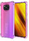 WILLIS Funda para Poco X3 Pro/Poco X3 NFC, Carcasa Protectora de Color Degradado Transparente, 6.67 Case para Teléfono Anticaída y Antiarañazos Rosado Morado