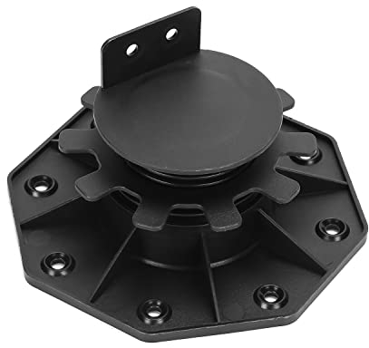 Randaco Stelzlager 20 Stück Stellfuss höhenverstellbar 30-60mm Plattenlager - Stelzlager für Terrassendielen-Unterkonstruktion Holz, WPC und Stein