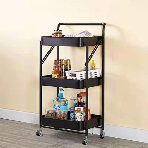 Retro Salon Lagerwagen,Friseurwagen Gold mit Fönhalter Friseur Barbier Schönheit Rollwagen,Mit 4-5 Schubladen Salon Trolleys,Haare Spa Ablagefach A,31X37X83CM