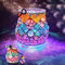 FORMIZON Mosaik Lampe Basteln, Mosaik Bastelset Kinder, Glasmosaik Kerzenhalter Kit für Heim Deko, DIY Kreative Basteln, Handgefertigte Kunstwerk Geschenk für Mädchen Kinder