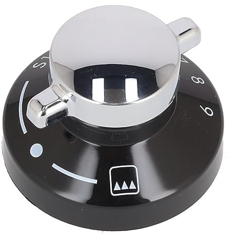 sparefixd for New World Newhome Cooker Oven Control Knob Black Silver