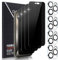 Didisky Lot de 4 Protecteur Verre Trempé Anti-Espion pour iPhone 15 Pro Max 6,7'', et Lot de 4 Caméra Arrière Protecteur, Anti Rayures, Dureté 9H, Pas de Bulles