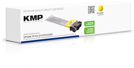 KMP Tintenpatrone passend für Epson T01C4 (C13T01C400) Yellow - für Epson Workforce Pro WF-C529 RDTW, C570Series, C579 RD2TWF, C579 RDTWF... etc.