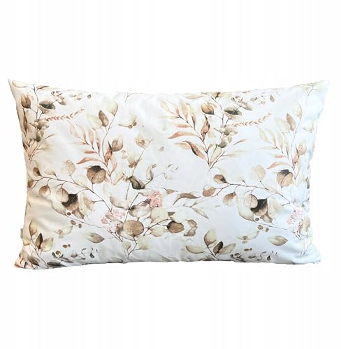 Kissenbezug 40x60 cm - Kopfkissenbezug 100% Baumwolle, Kissenhülle mit Reißverschluss, ideal zum Schlafen und Dekokissen, weich & atmungsaktiv, ohne Füllung, pflegeleicht, Viele Bunte Muster