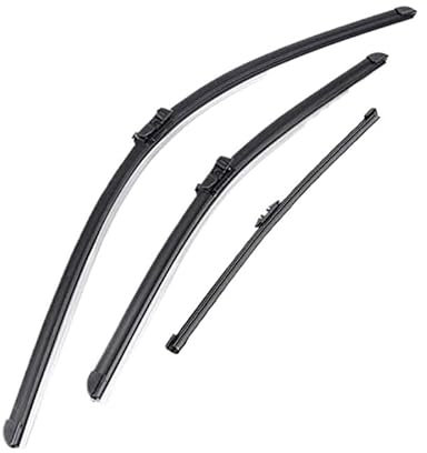 uego de escobillas limpiaparabrisas para Volvo V40 2012-2017 Kit de limpiaparabrisas Trasero y Delantero de Coche Tira de limpiaparabrisas Kit de limpiaparabrisas Delantero y Trasero(LHD)
