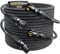 XLR Cables 6M 2 Pack, Professional Gold-Plated Rean Connectors from Neutrik, Kevlar-Reinforced Nylon Braided, Balanced and Shielded Mic Cable for PA Systems, Mixers, Amplifiers, Male to Female