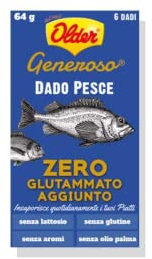 Older | Dadi Brodo Gusto Pesce Senza Lattosio Senza Glutammato Aggiunto | Insaporitori Senza Glutine Senza Olio Palma - 6 Dadi