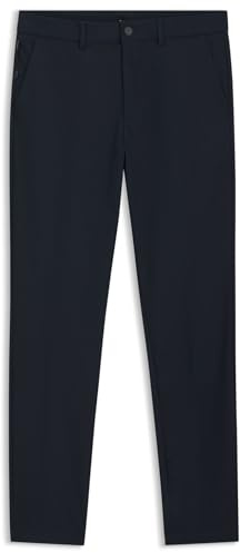 BOSS Herren P-Kaiton1-Zip Slim-Fit Hose aus elastischem Baumwoll-Mix Dunkelblau 36/30