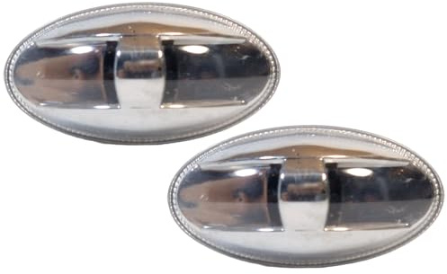Easy Link 2x Seitenblinker Blinker Blinkleuchte Kompatibel mit Peugeot 107 108 206 301 307 407 607 Partner Expert Citroen C1 C2 C3 C5 C-Elysee Jumpy Berlingo Toyota Aygo Proace Fiat Doblo Scudo 6325G3