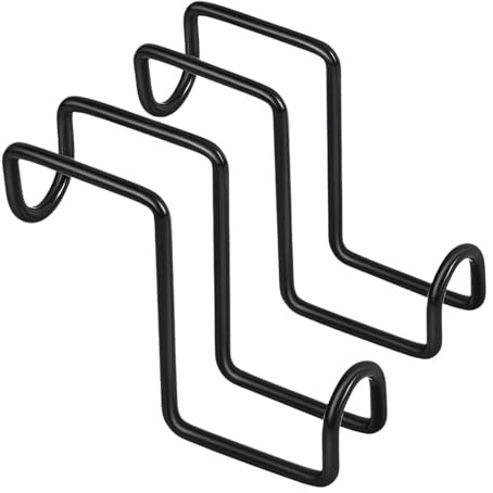 HouseVibe 2 Stück Tack Haken Heavy Duty Pferd Halfter Rack aus Edelstahl für Ställe Garderobe Tür 5,12 x 3,94 Zoll