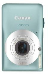 Canon IXUS 105 Fotocamera Digitale, 12.1 Megapixel, Azzurro