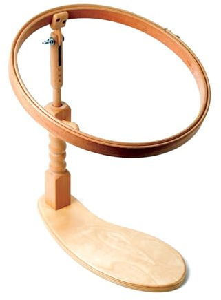 Elbesee 2H10SF | Polished Hardwood Seat 10in Tapestry/Embroidery Frame