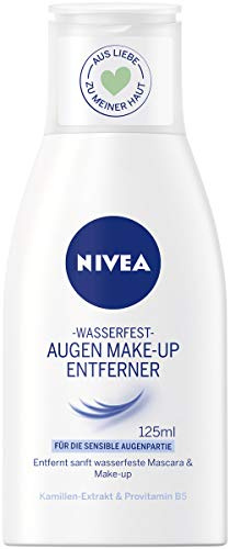 NIVEA Augen Make-Up Entferner für wasserfestes Make-Up, 125 ml Flasche