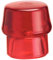 Halder 2310504 Hammereinsatz Simplex aus Hartplastik, rot, 60 mm