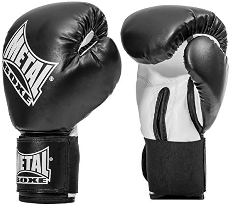 METAL BOXE Gants de Boxe Initiation Noir 04 oz