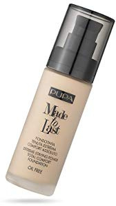 PUPA Made to Last Total Comfort Foundation SPF 30-001 Light Ivory 30 ml