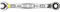 Wera, Joker Switch Chiavi fisse ad anello a cricchetto, con levetta di inversione, 10 x 159 mm