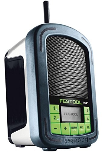 Festool Digitalradio BR 10 DAB+ SYSROCK (mit Netzadapter 230 V, AUX-IN Kabel, Tasche)