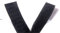 TUKA 25m x 50mm Klettband selbstklebend (25 meter Flauschband & 25m Hakenband), 50mm breit Klebender Klettverschluss, Langfristig Extra Stark Haftkraft Flausch & Haken, Schwarz TKB5031 black