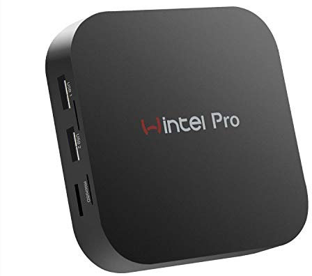 Mini PC W8 Pro Intel x5-Z8350 HD Graphics Fanless Mini Desktop Computer Windows 10 Pro 64-bit 2GB/32GB 4KHD Dual Band WiFi AC/Bluetooth 4.0