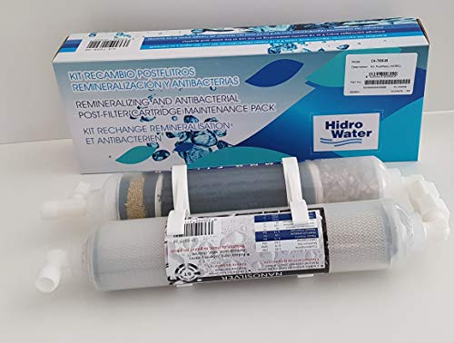 Kit cartuchos postfiltros para osmosis - (REMINERALIZACIÓN Y ANTIBACTERIAS)