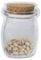 Emartbuy Pack of 50 Reusable Airtight Mason Jar Shaped Bags Resealable Zipper Lock Food Storage Snack Sandwich Bags - 13 x 20 cm