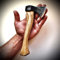 Natürliche Lebensfreude - Kleines Exklusives Damast Beil aus Deutschland - 100% Handarbeit - extrem scharf - ergonomisch - Handgeschmiedet - Survival - Outdoor - Jagd - Handbeil - Axt