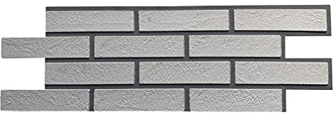 AS Country Stone | Wandverkleidung Steinoptik, 3D Wandpaneel Steinoptik, Flexlite-Paneel Klinkeroptik für Innenbereich, Außenbereich, Geschäftsräume I Köln
