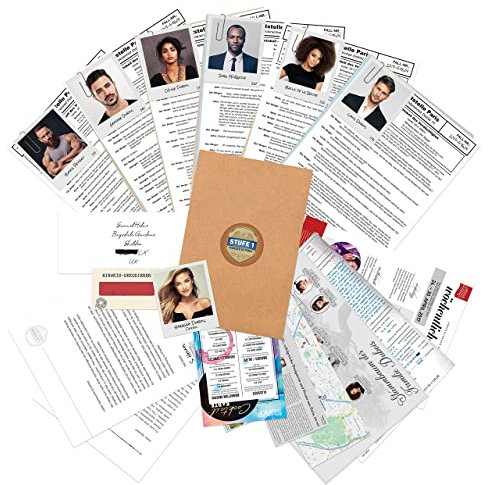Goliath. Investigation Files Murder in Paris. Spiele. Gesellschaftsspiele. Reisespiele. Krimi-Spiel. Black Stories. Partyspiele. Krimidinner für Zuhause. Unsolved Case Files. Mystery