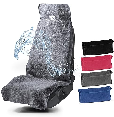 Walser Sitzaufleger Multicover, universal Auto-Sitzauflage, waschbarer Autositz-Überwurf grau