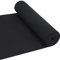 BENECREAT 2 m Schwarze Flache Gummibänder zum Basteln 25 cm breites flaches elastisches Nähband für Haare, Zöpfe, Nähzubehör und Handwerk