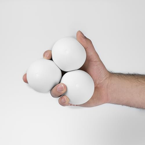 Play Juggling - Bolas de Malabares Tris Modelo MMX - Blanco, 135 g, 67 mm