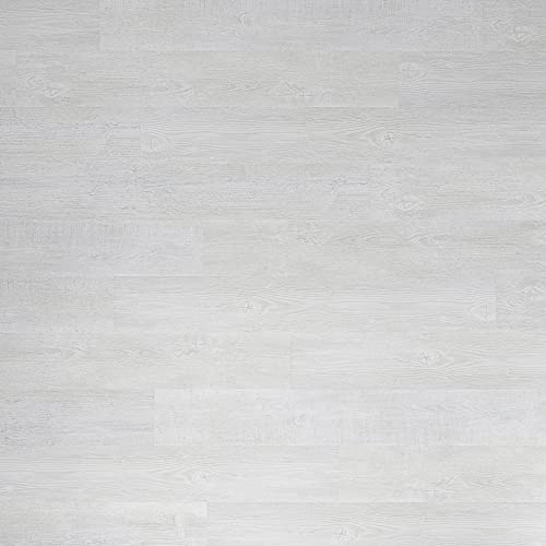ARTENS - PVC Bodenbelag DUNGARVEN - Click Vinyl-Dielen - Vinylboden - Holzoptik - Weiß - Medio - DUNGARVEN - 122 cm x 18 cm x 3,5 mm - Dicke 3,5 mm - 1,98 m²/ 9 Dielen
