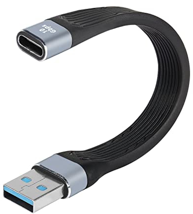 MEIRIYFA 10Gbps USB C Tipo C Femmina a USB 3.0 A Maschio Cavo, Tipo C Femmina a USB Maschio Adattatore con Trasferimento Dati Ad Alta Velocità per Laptop, Power Bank