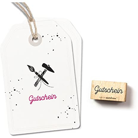 Cats on Appletrees Stempel 'Gutschein'