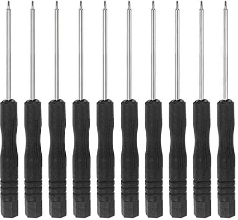 sourcing map Mini Phillips Screwdriver, 1.5mm Cross Head for Watch Eyeglasses Electronics Repair, 10 Pcs