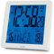 Acctim Varsity Digital Alarm Clock Radio Controlled Crescendo Alarm Date & Temperature Display (White)