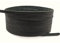 CREAVVEE Flat Genuine Real Leather Strip Bead Thong Cord Braiding String Threads Lace Cowhide Craft for Jewelry Making Necklace Bracelet, 3mm x 3m, Black