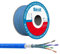 Germany B.e.s.t Cable de red CAT 8, 100 m, sin halógenos, cable de instalación, 40 Gbit/s, cableado CAT8, cable de datos de red CAT8.1 LAN