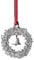 Zueyen 2023 Solid Zinn Weihnachtsbaum Dekoration, Weihnachtsbaum Ornament DIY Handwerk Anhänger für Weihnachten Festliche Party Urlaub Dekor(Blumenkranz & Glöckchen)