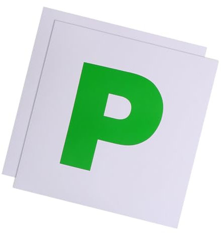 PACKOVE 2stücke Magnetische Kennzeichen Für Fahranfänger Und Fahrschüler Automagnete Aus Sicherem Material P-schild Magnetaufkleber Für Auto Und Fahrzeug Praktische Fahrschüler-aufkleber m