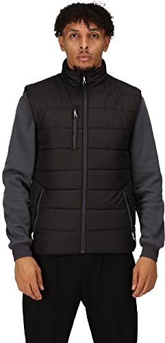 Regatta Professional Mens Navigate Thermal Gilet Body Warmer, Black/Sealgr, L EU