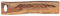 Amago home Holzbrett Servierbrett Dekotablett Thor 70x15cm Dekobrett Akazie massiv