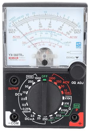 TARSHYRY Accurate Measurement, Safety, Non Contact Probe Analog Multimeter with Durable Construction, Versatile Usage for Electrical Repair, TARSHYRYrivk09x8gu