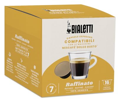 Bialetti Café Capsules compatibles Dolce Gusto® - Raffinato - 16 Capsules