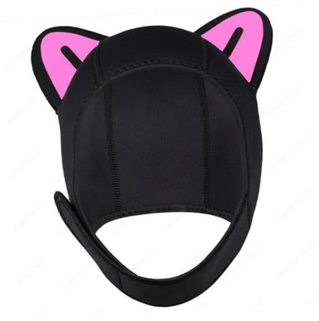 rockible Tauchhaube Kappe, Niedliche Neoprenhaube Tauchhaube, Surfkappe Neopren Tauchanzug Haube, Scuba Diving Hood Diving Cap, Wetsuit Hood Durable Stretchy Diving Cap für Segeln Kajak Kanu