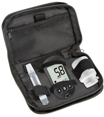 ANEETAFAN Diabetic Supplies Travel Case, Diabetic Supply Organizer Bag, Diabetes Storage Bag for Glucose Mete, Blood Glucose Meter Storage Bag for The Daily Life and Trip