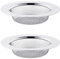 Hair Plug Catcher Shower, Sink Strainer Plug for Kitchen or Bathroom Plug Hole, 2 PCS Stainless Steel Mesh Hair Filter for Shower Drain 7.5 cm Outer Diameter kitchen sink strainer