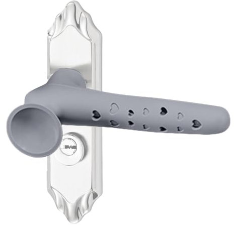 Türgriff Abdeckungen Silikon Türgriff Schutz Türklinken Schutz Türknauf Abdeckung Mit Saugnapf, Rutschfester Türklinkenpuffer Für Flache Quadratische Türstangen 15×9,3cm