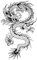 Faux tatouage Dragon chinois, autocollant étanche for femmes et hommes, Art corporel, Art des bras